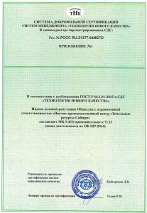 Сертификат оценки деловой репутации
